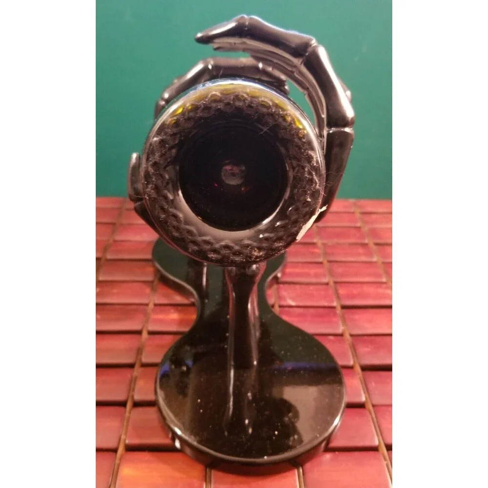 Halloween Hyde & Eek Black Skeleton Hands Wine Bottle Holder 10.5